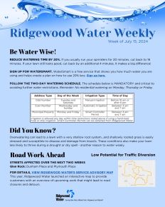 Ridgewood Water Weekly Update 7-15-24Resized